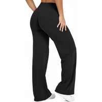 OLOEYER Sport Trousers Straight-Leg Pants Ultra Soft Butter Fabric Women's Mid-Waist Yoga Pants GYM Naked Feel Pilates Running