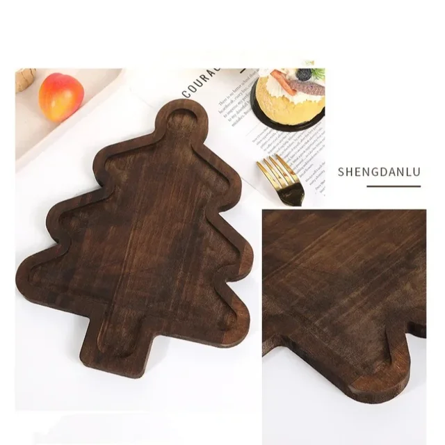 Christmas Tree Wooden Tray 3