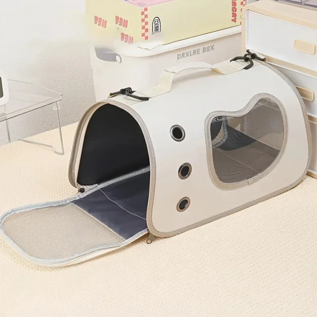 Portable Pet Carrier Bag for Small Dogs Cats Outdoor Foldable Cat Bag Breathable Cat Shoulder Bag Kitten Carrying Bag 2