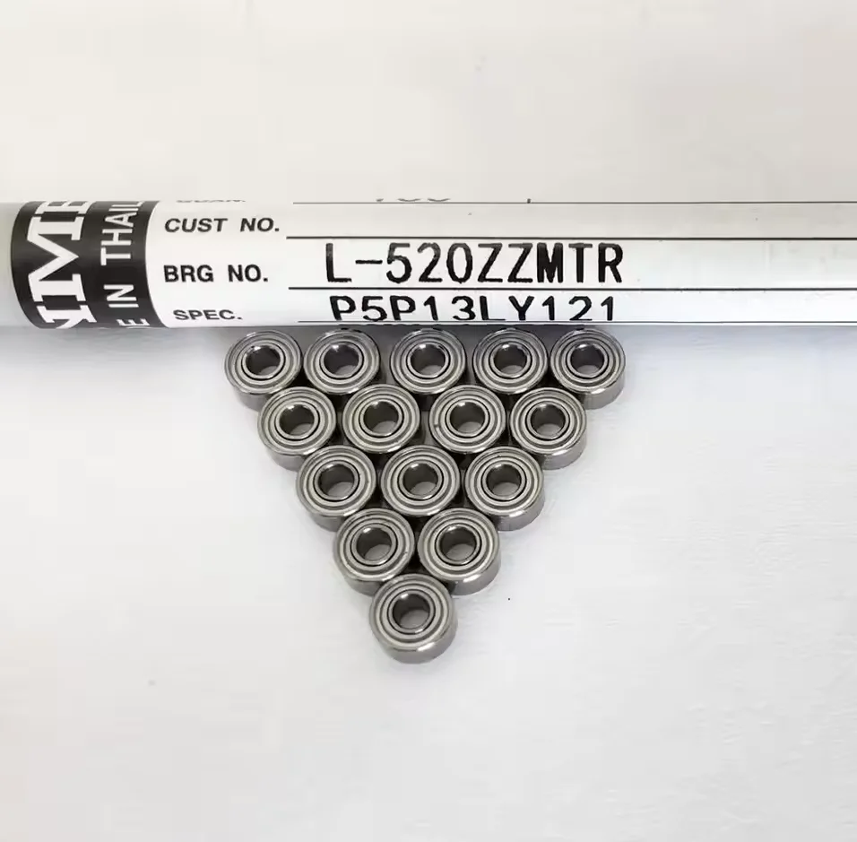 50pcs Original NMB high speed bearing R L-520 630 740 840 850 940 950 1030 1340 1050 1280 1350 1680ZZ miniature bearings miniature ball bearings
