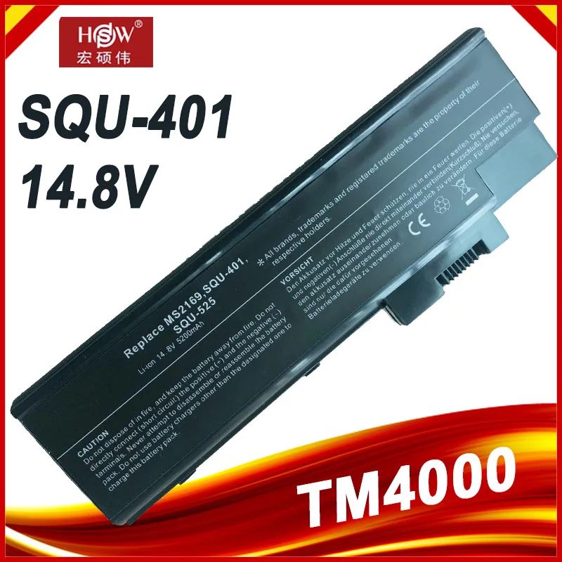 Фото Аккумулятор 14,8 в 8 элементов для Acer SQU-401 SQU-525 916C4890F Aspire 5610 5510 5670 №1