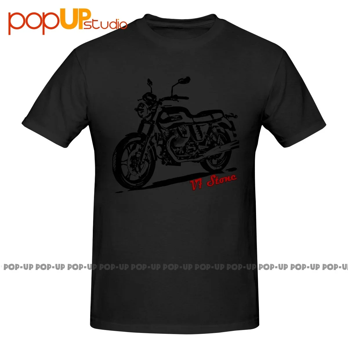 Moto Guzzi V7 Stone Inspired Shirt T-Shirt Tee New Trend Fashion Vendita Calda