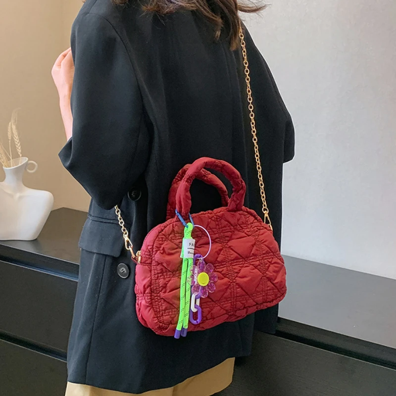 Handbags 2023 New Cloud Pleated Underarm Bag Korean Casual Dumpling Bag Zipper Shoulder Crossbody Bag Trendy Design All-match