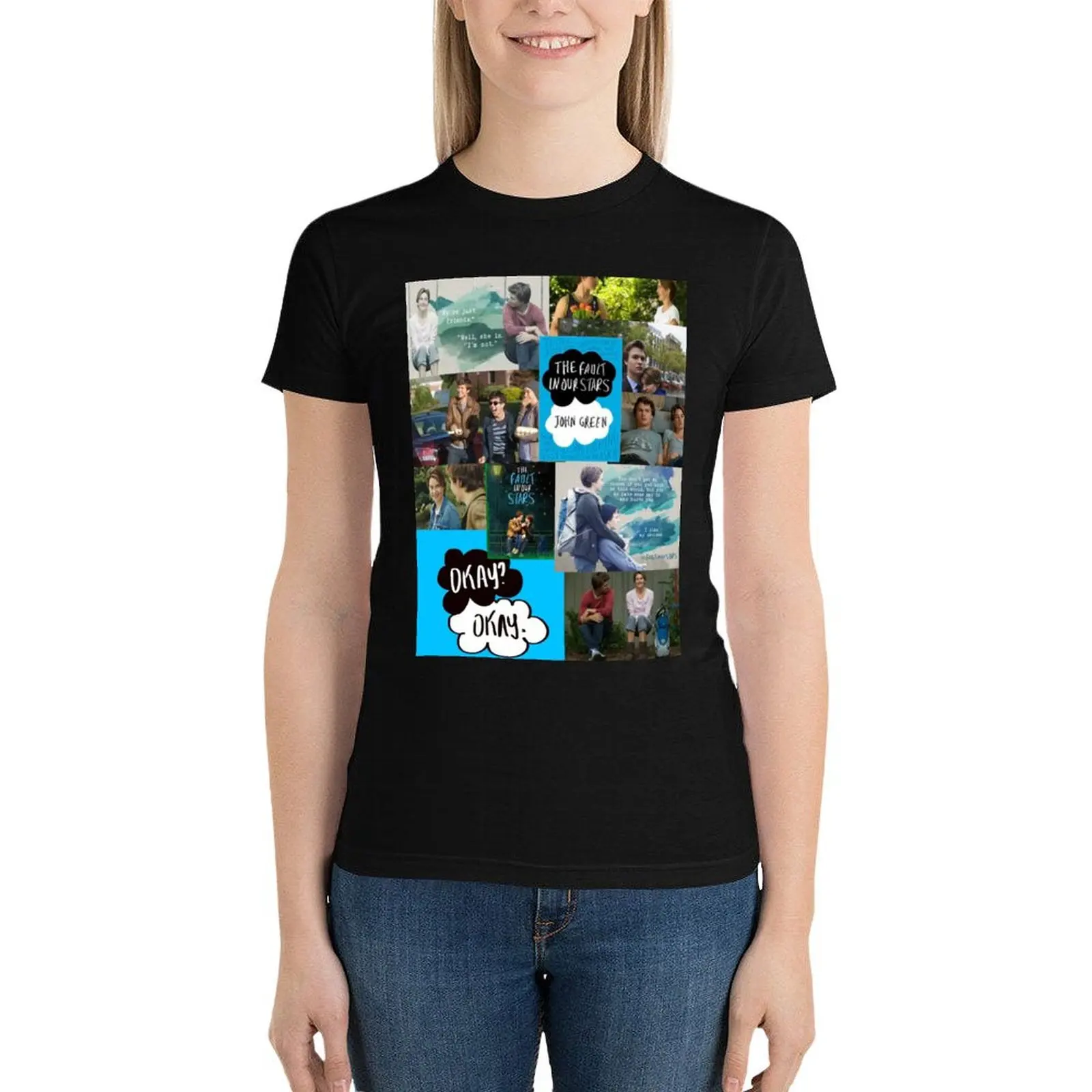 

The Fault in Our Stars T-Shirt korean fashion cute tops rock and roll t shirts for Women