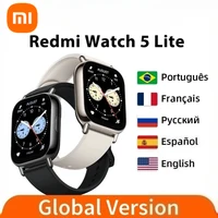 Global Version Xiaomi Redmi Watch 5 Lite 1.96'' AMOLED Screen Bluetooth GNSS 150+ Sport Modes Blood Oxygen 18 Days Battery Life