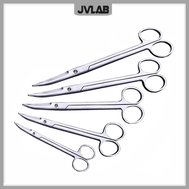 Stainless Steel Surgical Scissors Laboratory Medical Household Tissue ...