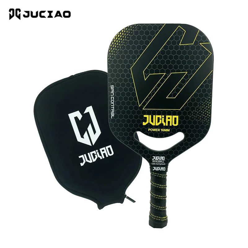 Thermoformed Pickleball Paddle Fiberglass Surface With High Grit & Spin Unibody Edgeless Design Pickleball Racket pickleball paddle