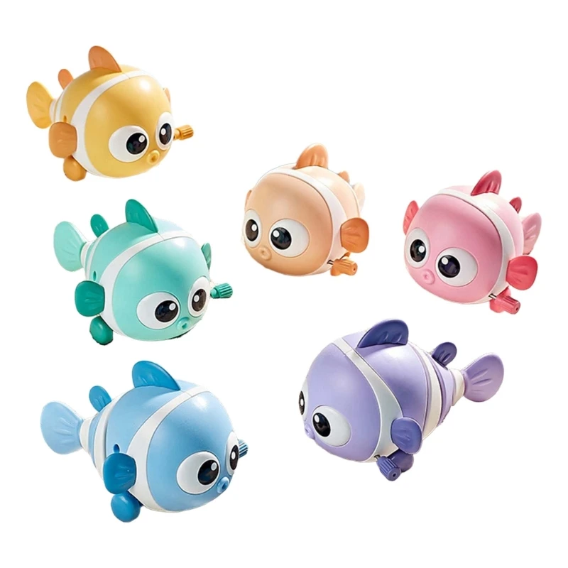

Clown Fish Wind up Toy Fun and Interactive Toy for Kids, Enhances Motor Skills and Observation Abilities