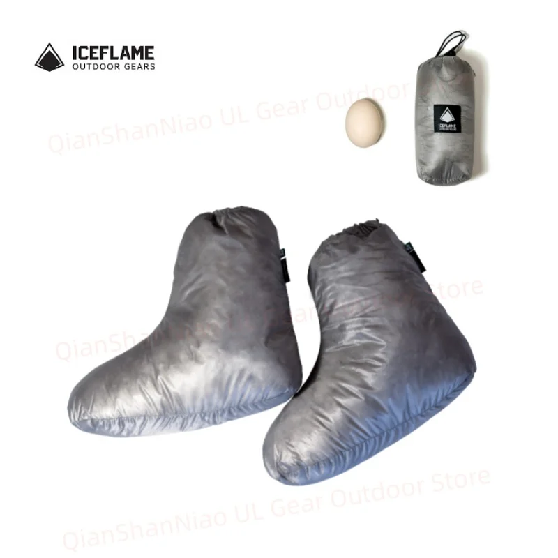 Down Foot Cover Ice flame NXT Duck Down Boots Outdoor Ultralight Unisex Down Socks Sleeping Bag 10D Fabric