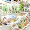 Yoofun 7x200cm Travelling The World Buildings Washi Tape DIY Scrapbooking Collage Junk Journal Sticker Label Masking Tape 2