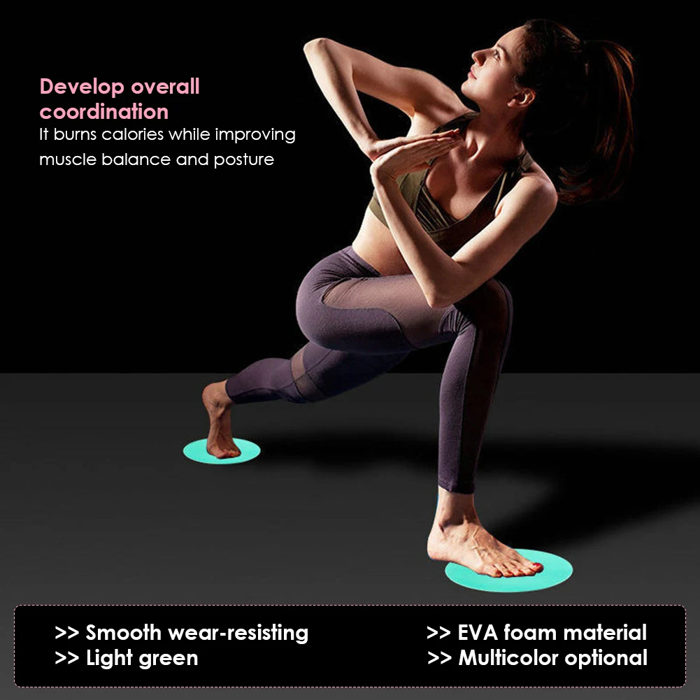 2pcs Sliding Gliding Fitness Discs Abdominal Exercise Sliding Plate Pilates Yoga Gym Abdominal Core Slider Training Equipment gym accessories exercise gliding discs