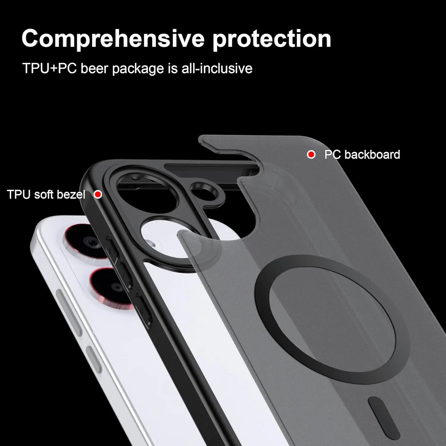 Magsafe Magnetic Wireless Charging Translucent Matte Hard Case Cover