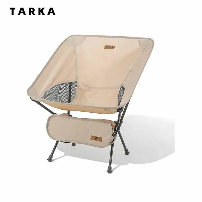 Folding Chair Outdoor Camping Moon Chair Oxford Cloth Ultralight Portable Hiking BBQ Picnic Fishing Beach