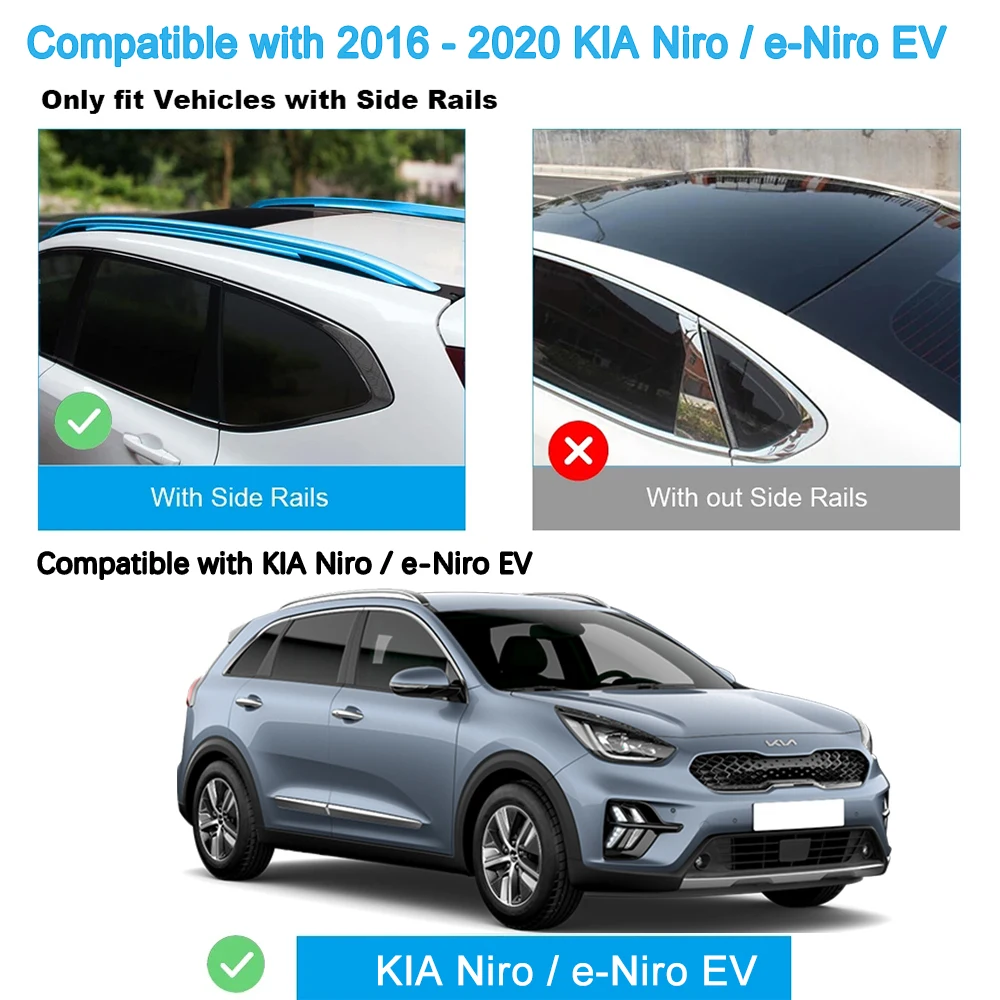 Transportation 2013 Kia Sportage Roof Rack Cross Bars