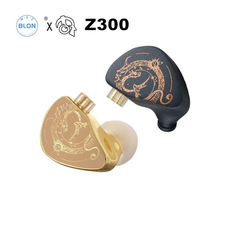 

BLON x HBB Z300 10mm Silicone Diaphragm In Ear Monitor Detachable High Purity 4-Core Copper Cable for Musician Audiophile