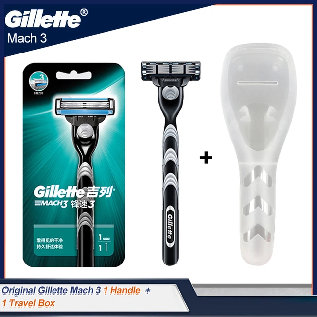 Original Gillette Mach 3 Herren Hand rasierer Rasier schutz