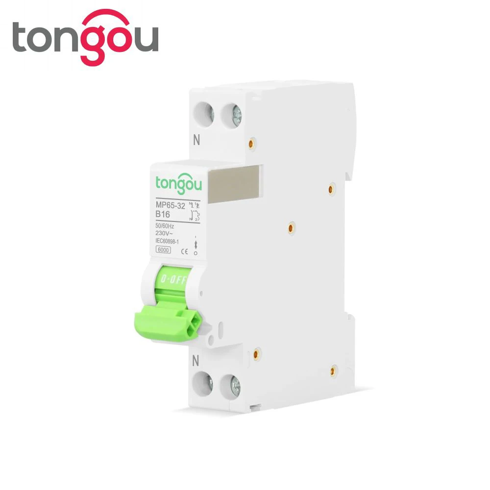 DPN 25A MCB 1P + N 110V 220V, 커브 B AC 미니 회로 차단기, 5 년 보증