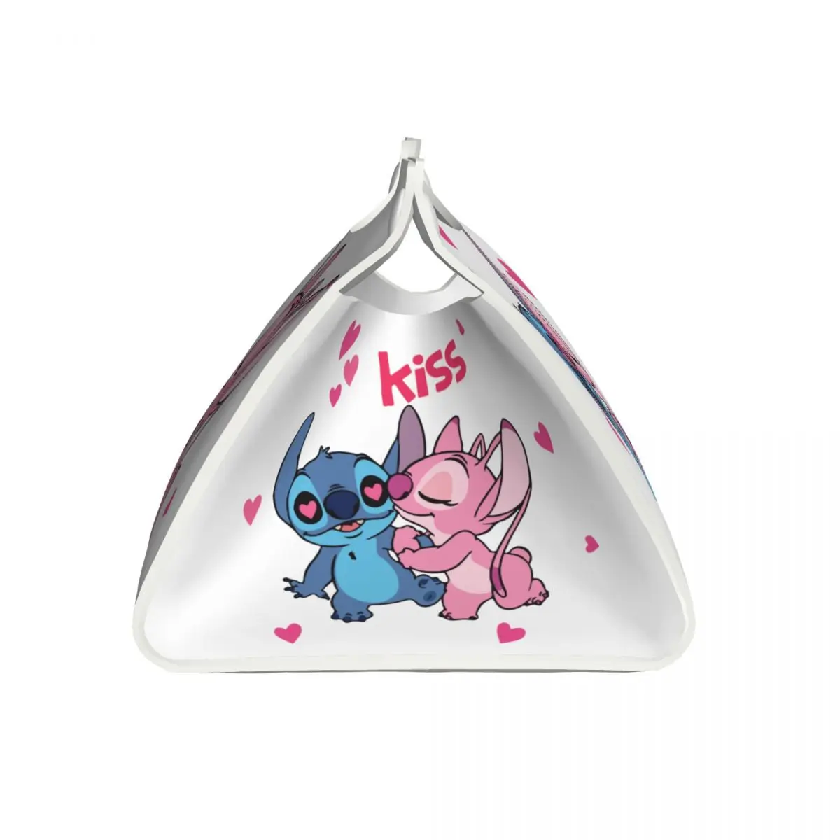 Custom Kiss Stitch Angel Tissue Box Holder Rectangular Cute PU Leather Facial Tissue Box Cover for Car Office 3