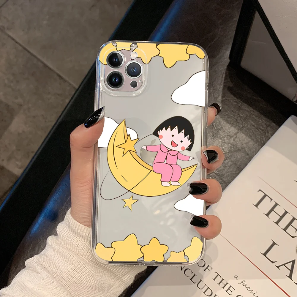 Cartoon C-Chibi M-Maruko-Chan Phone Case For iPhone 13 14
