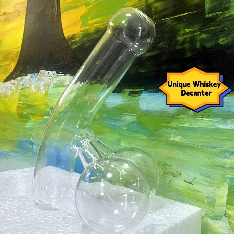 

Unique Whisky Decanter Funny Gift Funny Liquor Creative Glass Container Scotch Tequila Wine Dispenser Party Bar Accessories