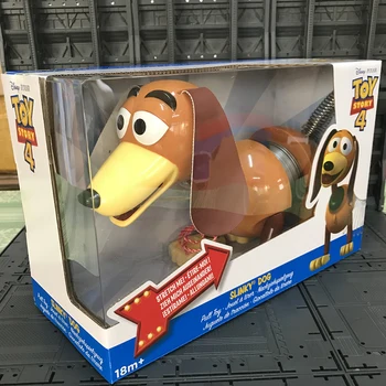 Genuine Toy Story Animation Toy Sound Slinky Dog Dachshund Buzz Lightyear Woody Figure Decor Model Birthday Cute Gift For Kid