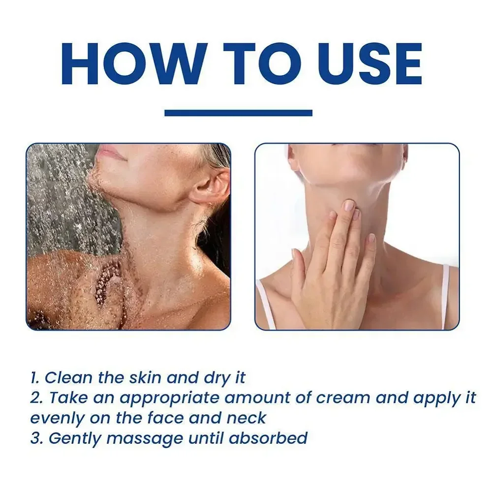 Face Lift Firming Whitening Smoothing Care Lotion Hydrolyzed Collagen Neck Cream Moisturizing Neck Rejuvenation Cream neck cream
