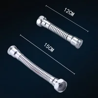12cm 15cm Kitchen Faucet Tube Water Saving Tap Extension Hose Pipe Connection Faucet Adapter for Adjustment Faucet Accessories 2