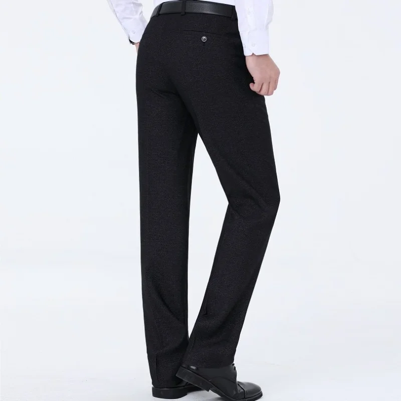Top-Quality Men's Woolen Trousers Traf Suit Pants Business Formal Trousers for Men Man Pants Naples Wool Dress Pants business pants suit pants men pants