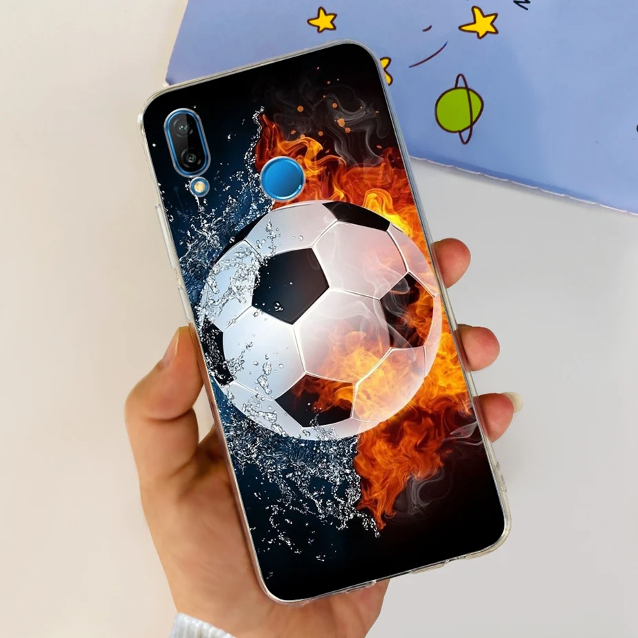 Stylish Painted Clear Silicone Soft TPU Phone Case