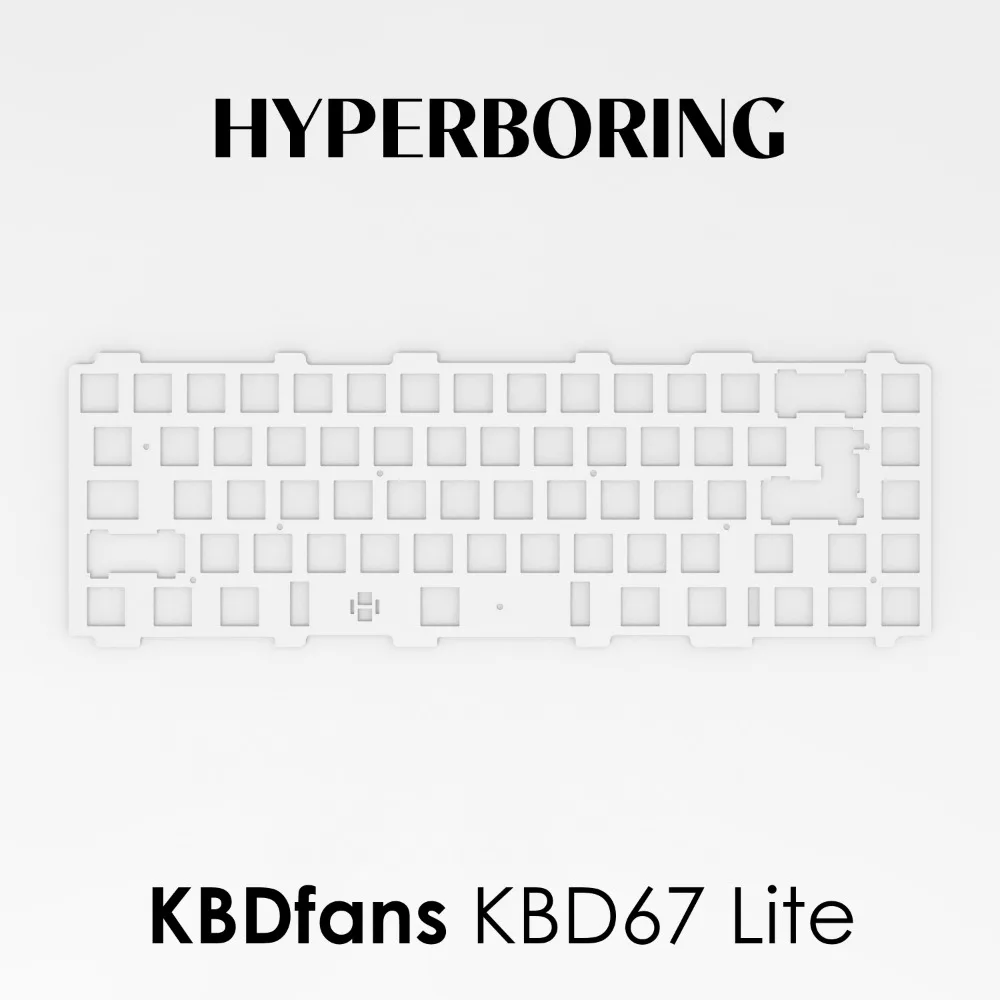 KBDfans Kbd67 Margo65 기계식 키보드 용 포지셔닝 플레이트 PP PC 알루미늄 Fr4 플레이트 맞춤형 게임용 키보드 액세서리