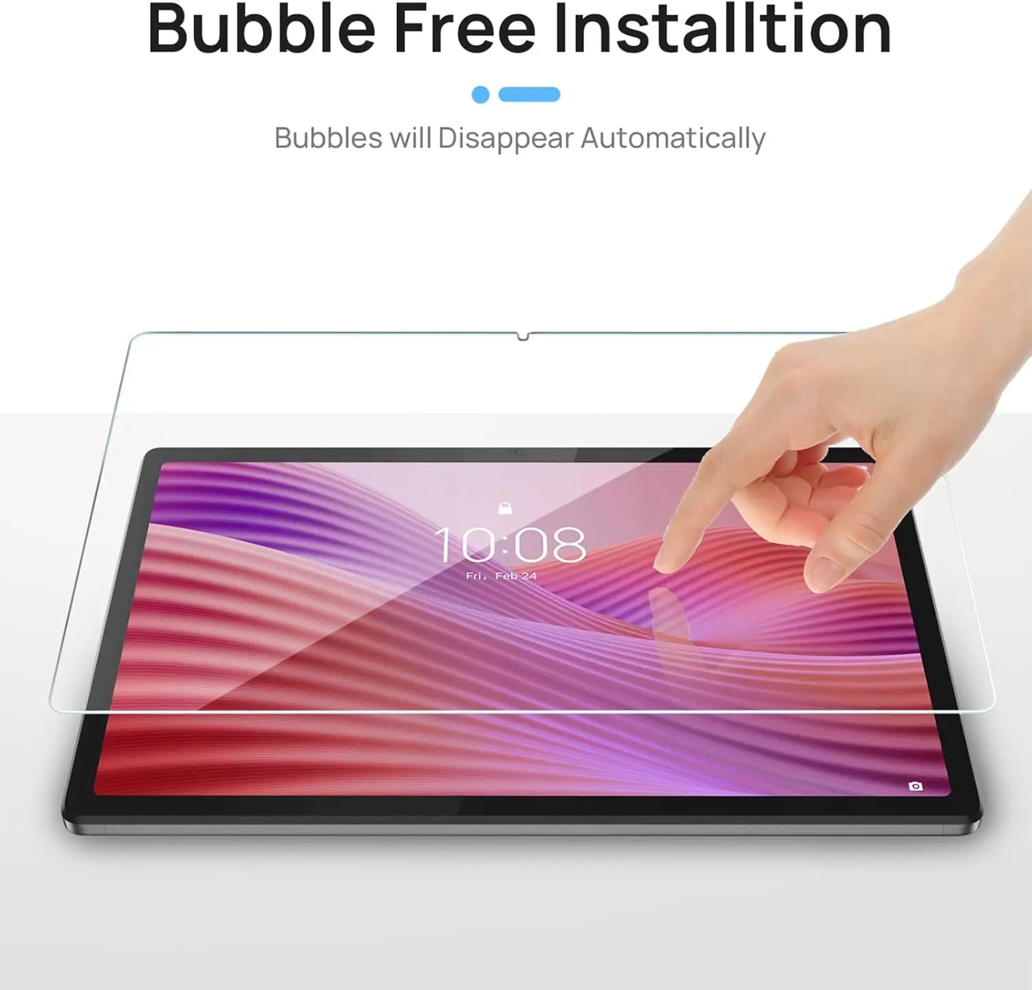Premium 9H Tempered Glass Screen Protector for 10.1 Inch Tablets - Anti-Scratch HD Protective Film