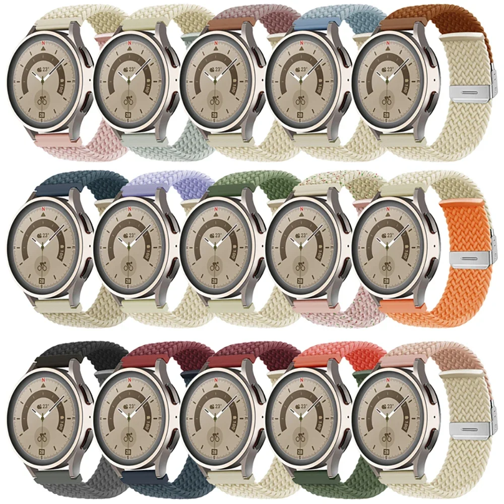 Braided Solo Loop Bracelet Strap - Universal Fit for Smartwatches (18mm, 20mm, 22mm)