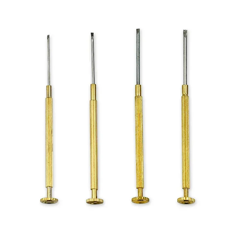 롤렉스 시계 수리 도구용 금속 슬롯 드라이버, 나사 제거 및 설치 세트, 시계 제작자용 0.8mm 1.0mm 1.2mm 1.4mm 1.6mm 1.8mm