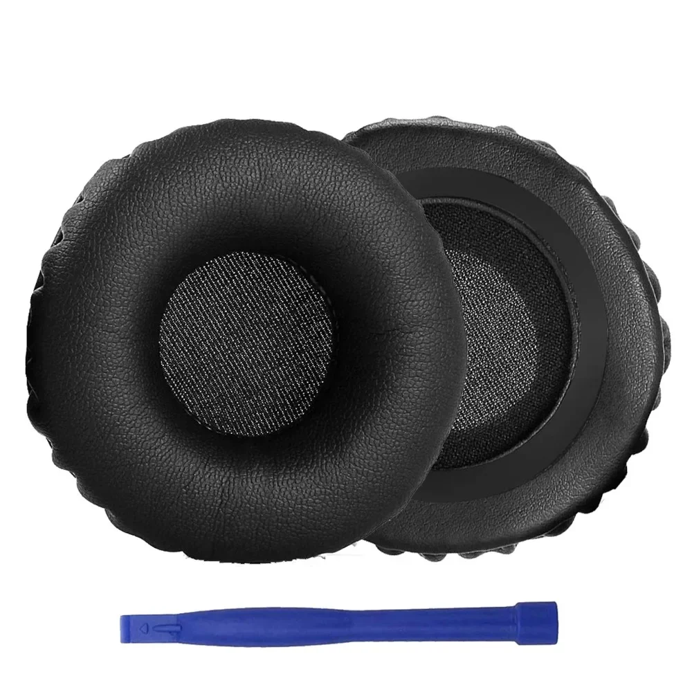 

1Pair Replacement Protein Leather Earpads Ear Pads Muffs Cover Repair Parts For Sennheiser HD 215 225 205II 440 Headphones