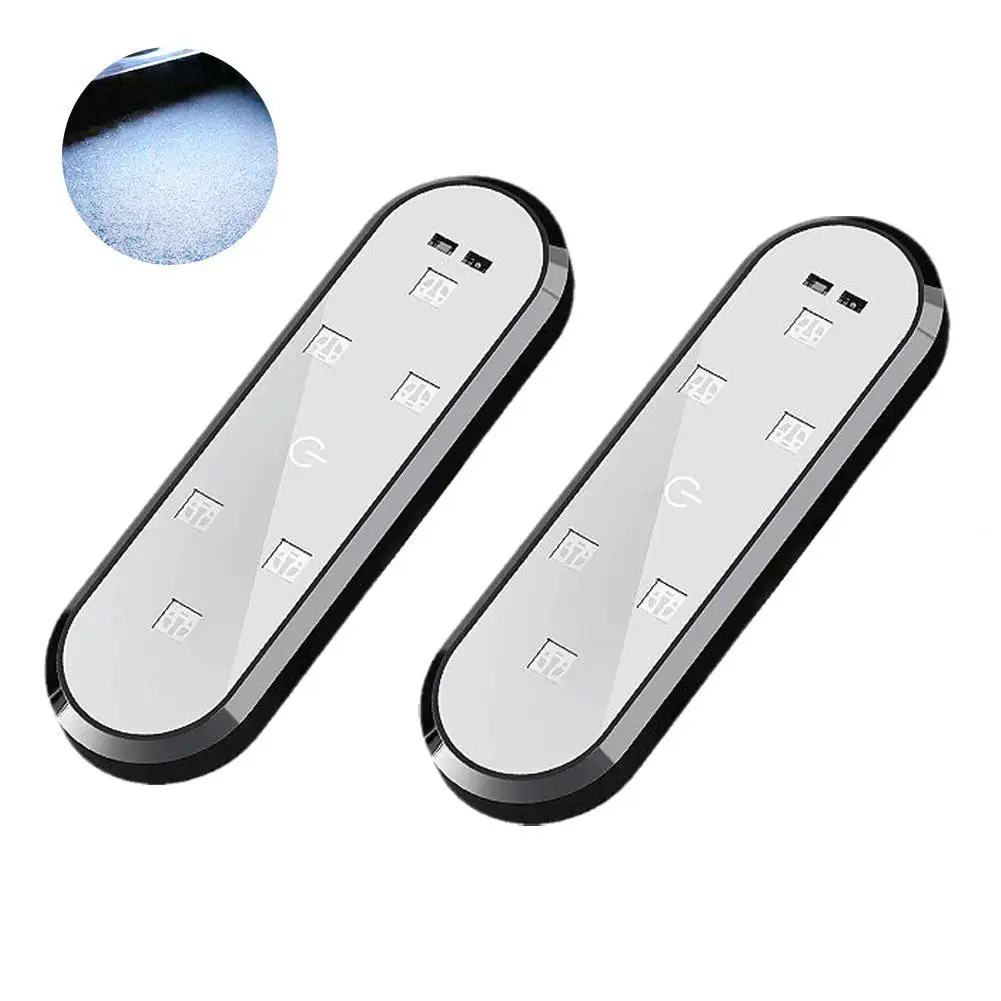 

2 шт., встроенная магнитная лампа для чтения, с USB-зарядкой