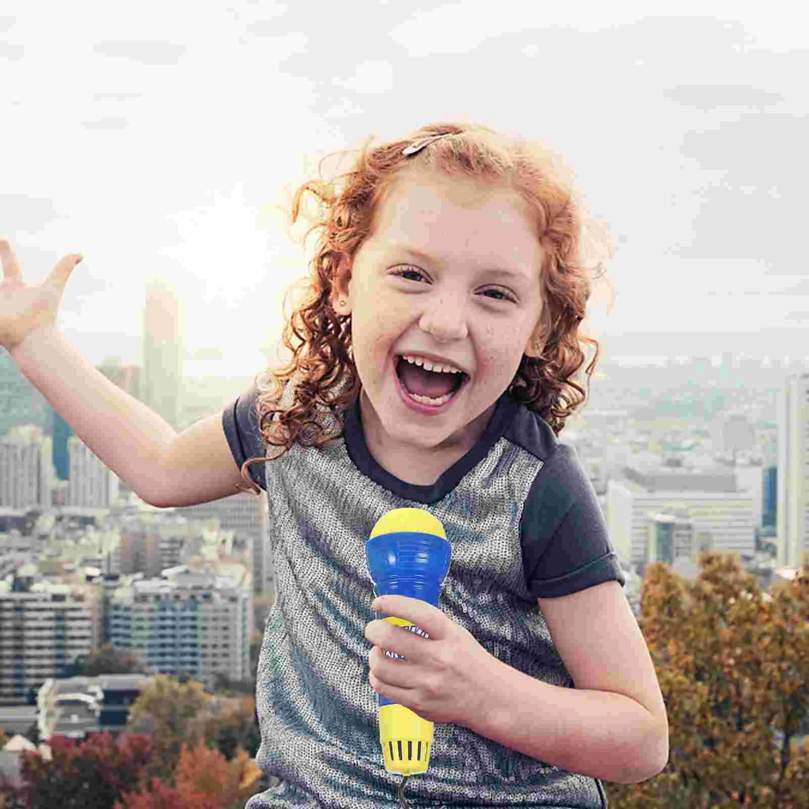

Echo Microphone Toy Reusable Plastic Microphone Multicolor Microphone Toy For Party Props Random Color