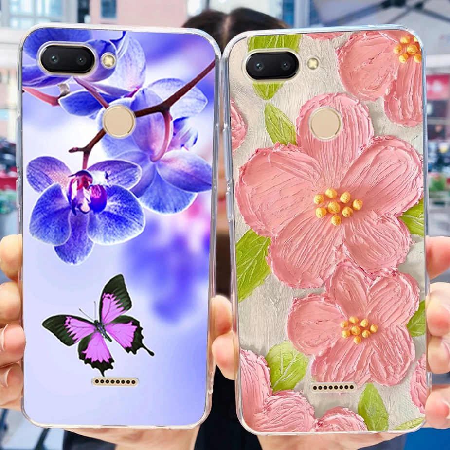 Cute Painted Clear Silicone Phone Case - Soft TPU Shell with Bumper Protection