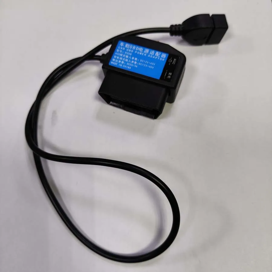 Cavo Di Alimentazione OBD2 A USB Tipo C Per Dash Cam - Adattatore Con 2 Modalità (ACC/24h) E Protezione Bassa Tensione