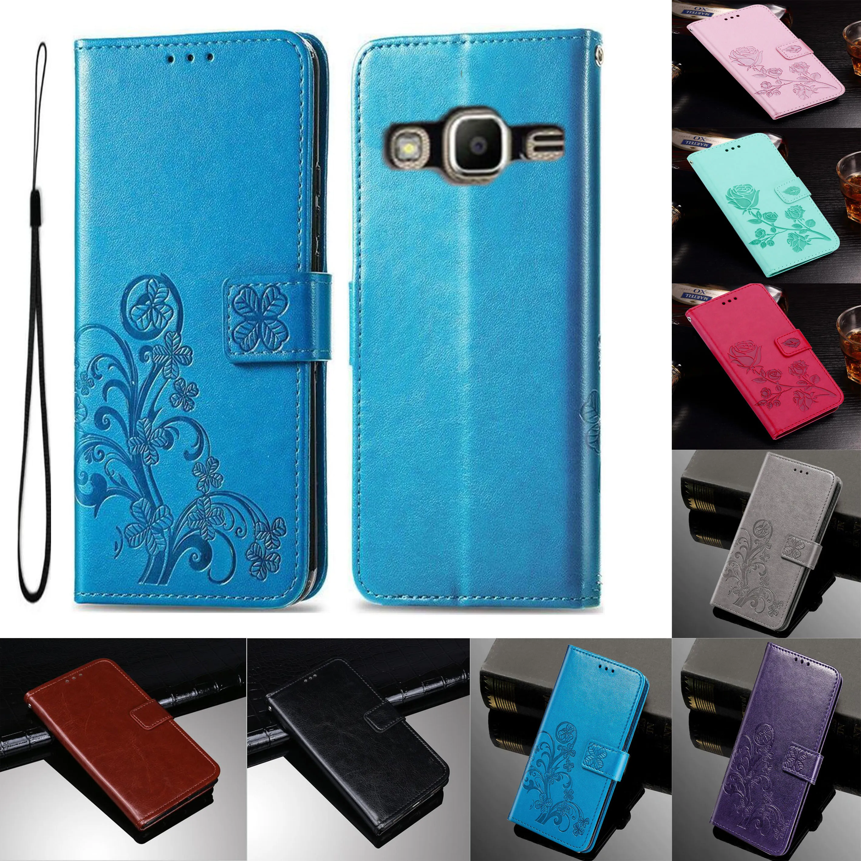 Фото Кожаный чехол-книжка для Samsung Galaxy Grand Prime G530 G530H G531 G531H G531F №1