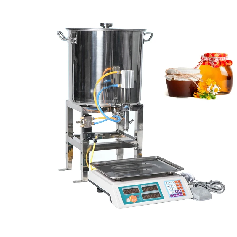 

Paste Filling Machine Pneumatic Cream Viscous Liquid Honey Sauce Bottle Filler Cosmetic Beverages Production Machinery