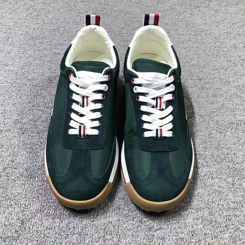 

Кроссовки TB мужские с пэчворком, модная Повседневная дышащая уличная спортивная обувь, зеленые, в Корейском стиле, 2023