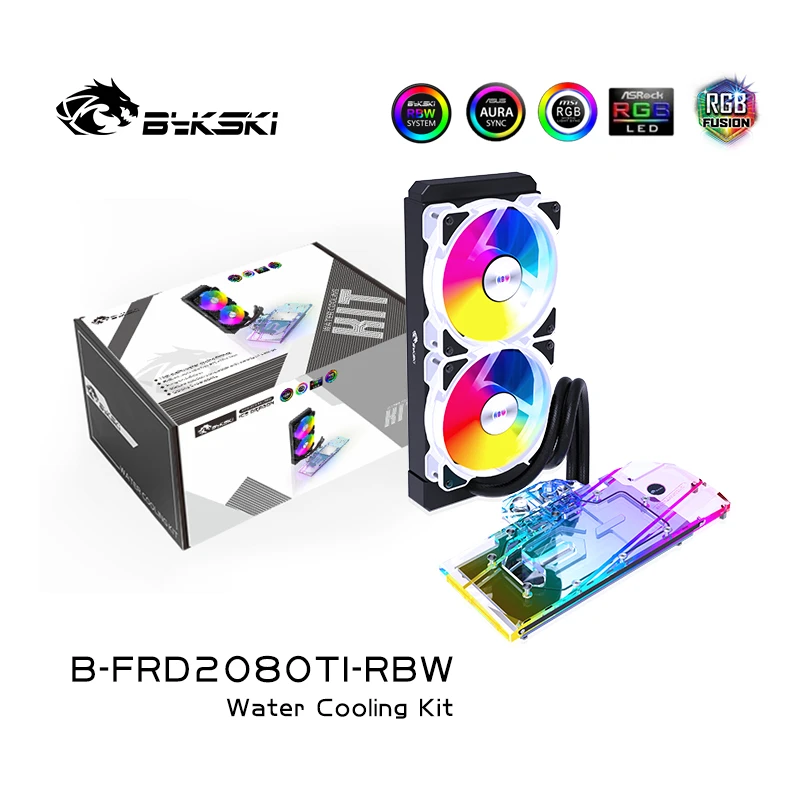 Bykski Bfrd2080tirbw,gpu Aio Cooler For Nvidia Rtx 2080ti /2080 /2070