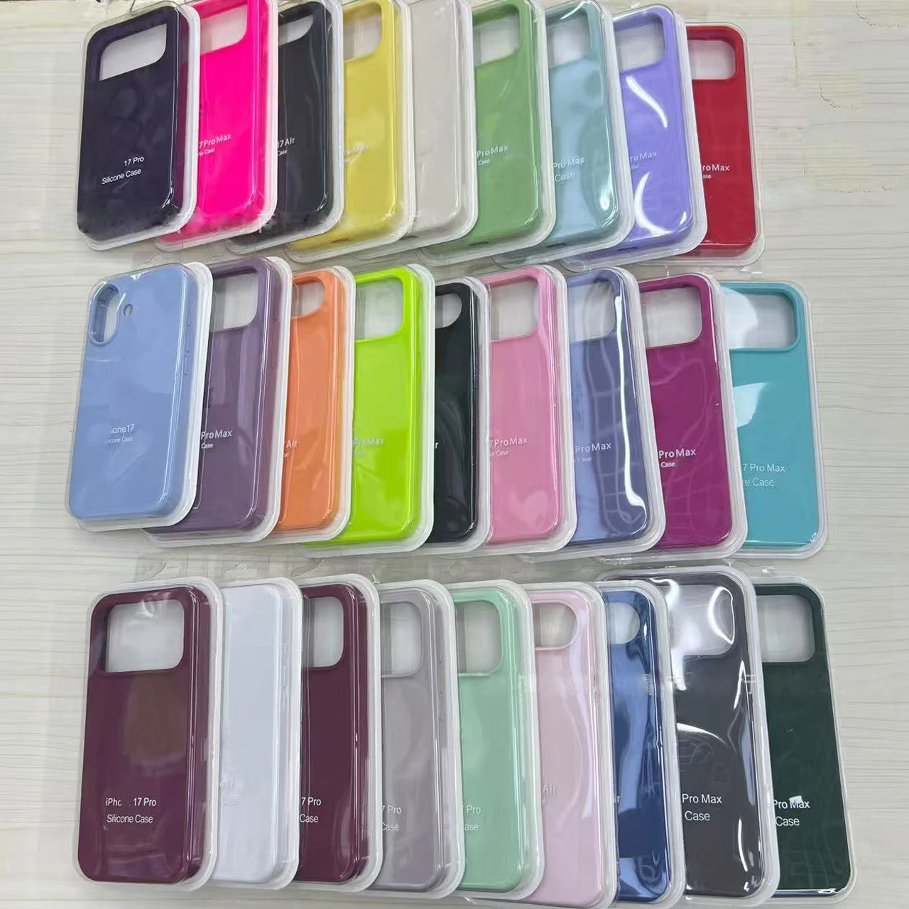 Luxury Soft Liquid Silicone Phone Case - 32 Vibrant Colors, Matte Frosted Finish
