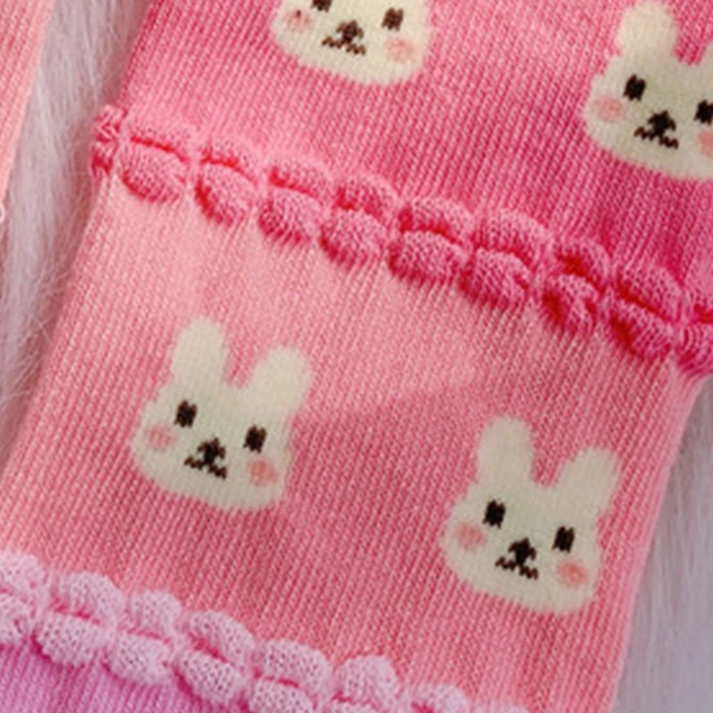 Cartoon Bunny Gloves Long Sleeve Mitten Oversleeve Women Fashion Sun Block Keep Warm Cuff Touchscreen Cycling Gloves