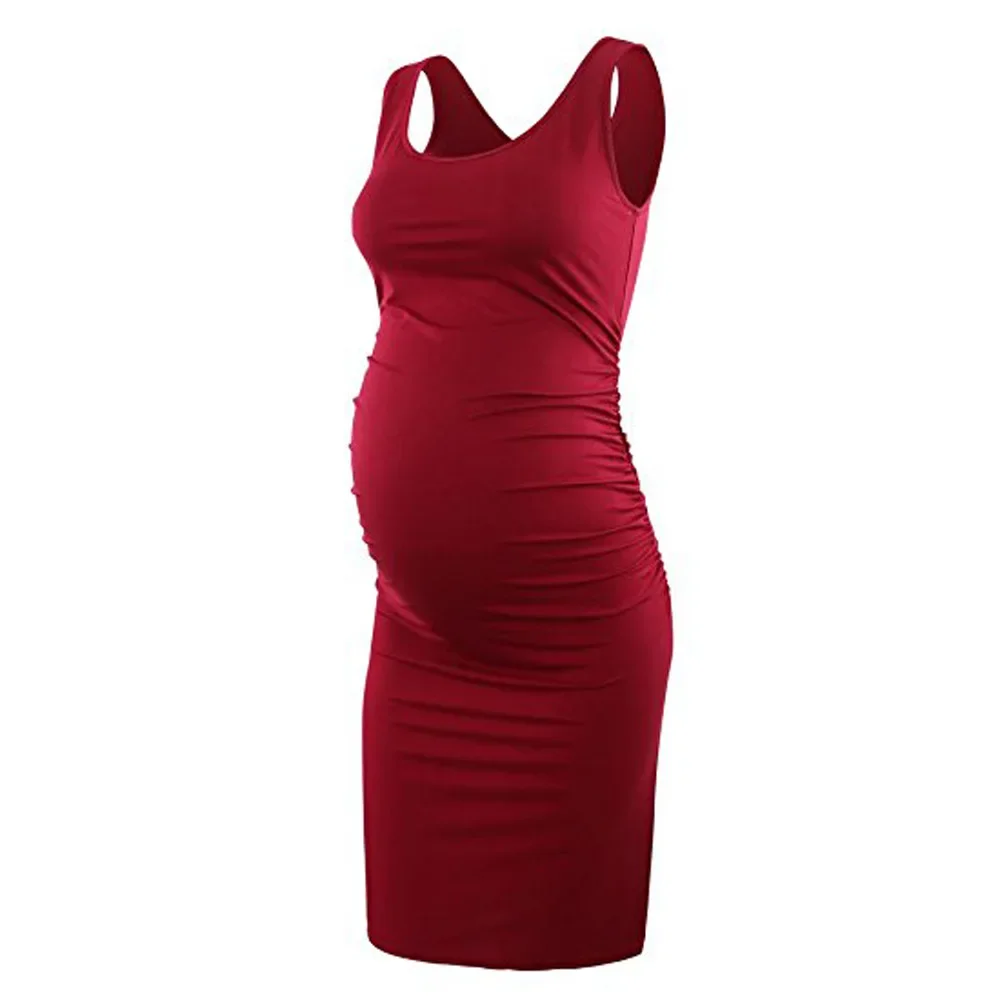 Women Short Sleeve Maternity Dresses for Casual Pregnancy Shower Home with womens dresses