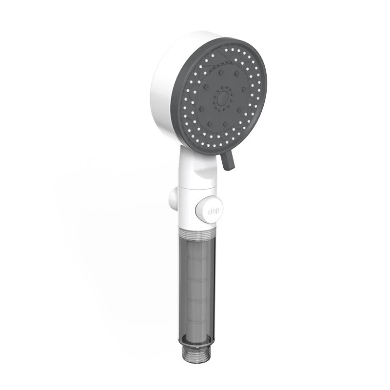High-Pressure Filtered Handheld Showerhead with One-Key Water Control