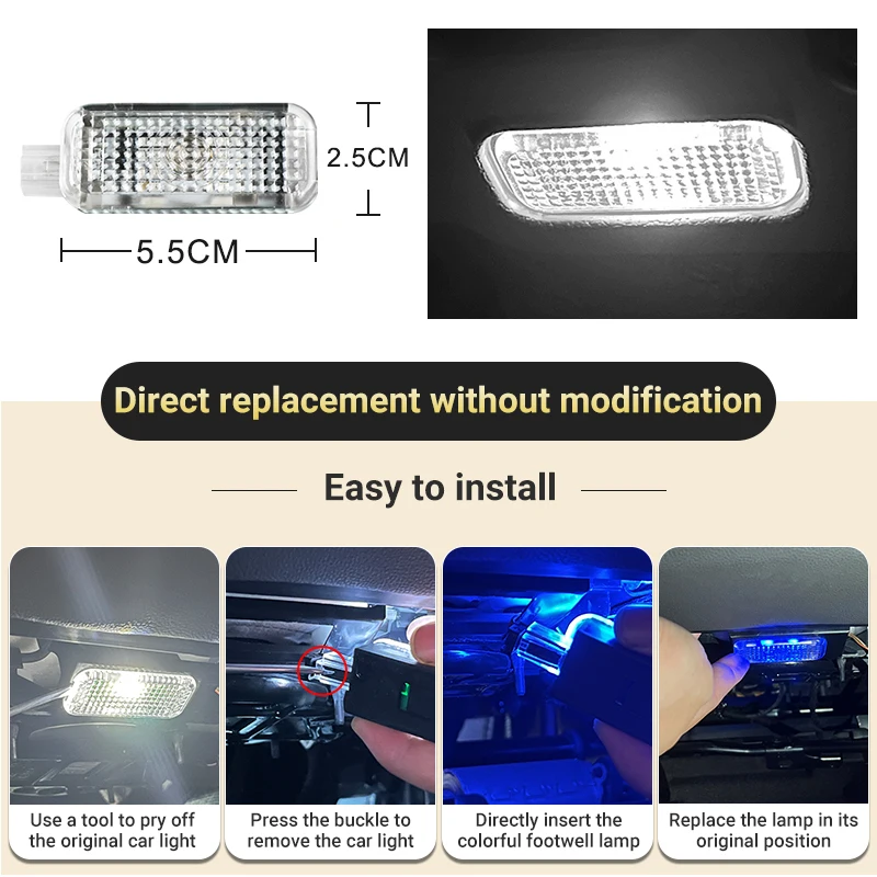 Premium Car Footwell Lights Accessories
