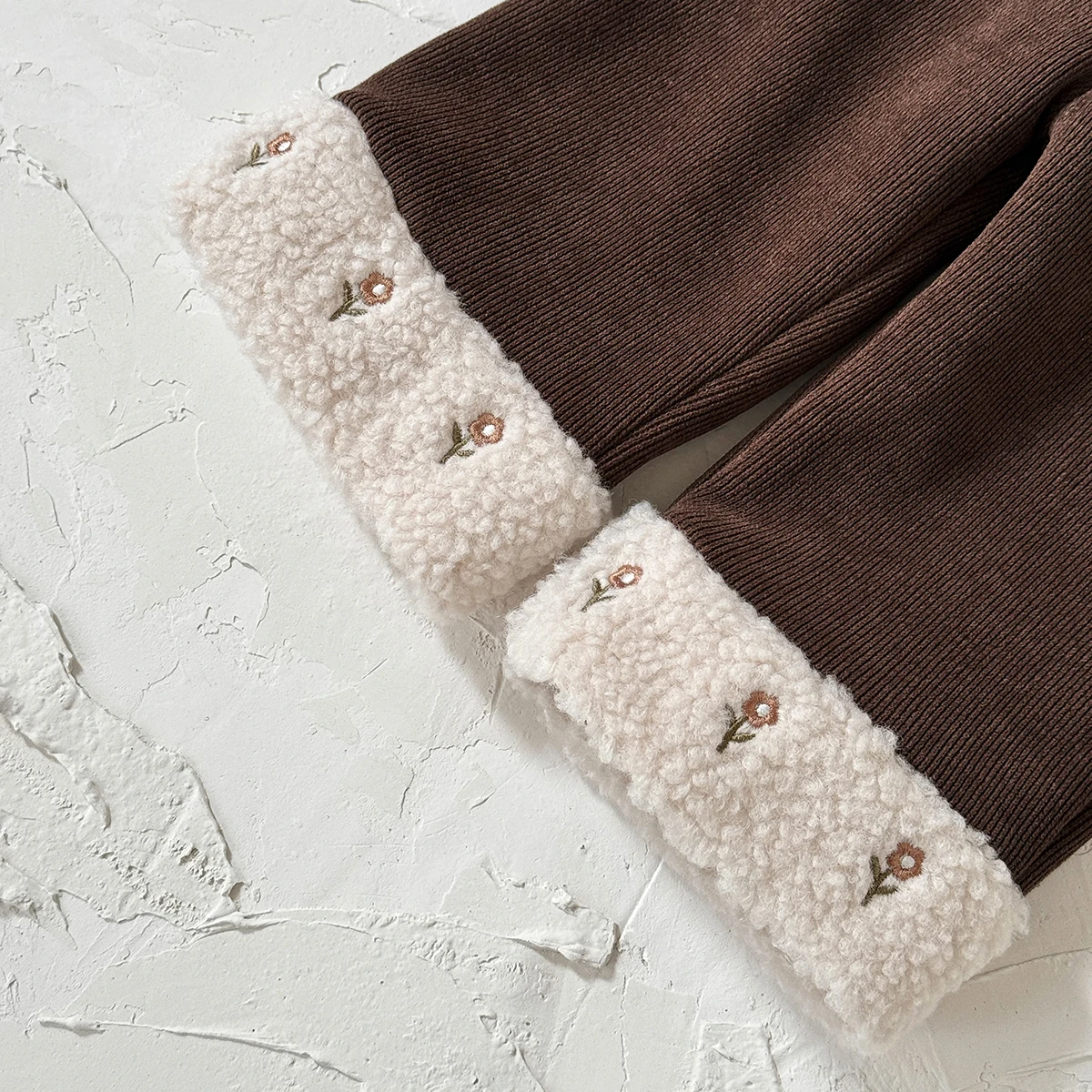 Herbst Winter neue Samt verdickt Mädchen Baby kalt verhindern warme elastische Band Hosen Baby-Kleidung – Detail 6