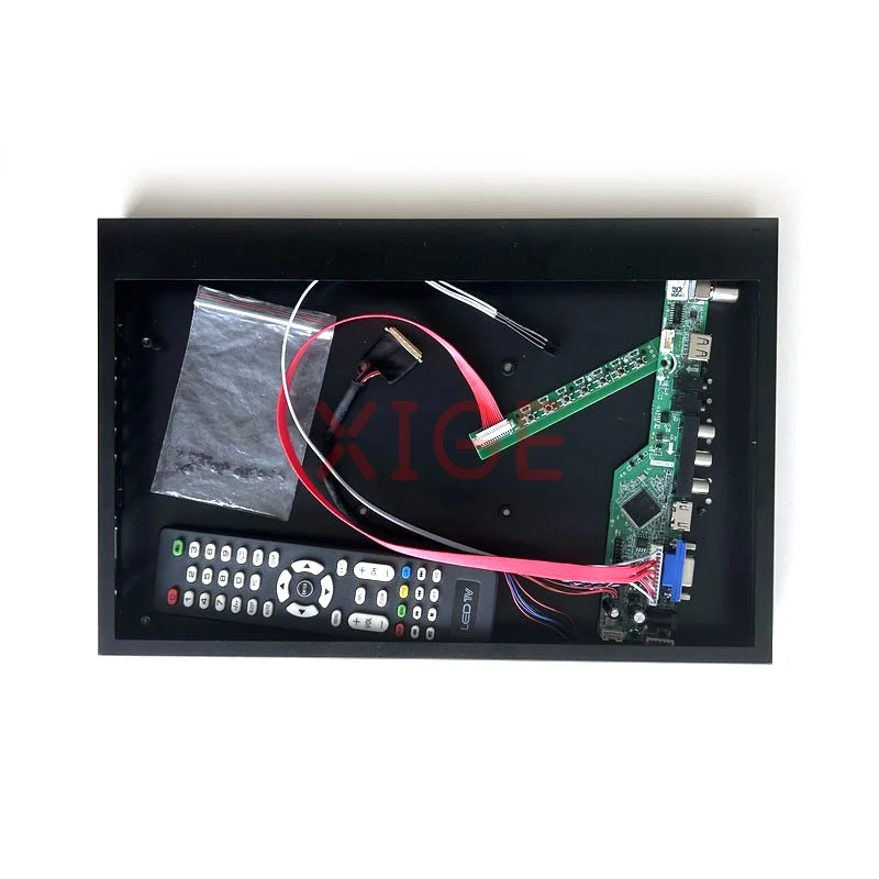 

Fit LTN140AT20/LTN140AT21 Controller Board+Metal Shell 14" 1366*768 DIY Kit VGA+HDMI+AV+USB Analog TV Signal Monitor 40 Pin LVDS