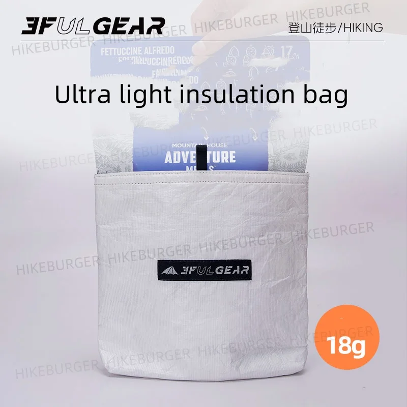 3F UL GEAR Outdoor Ultralight Insulation Bag Portable Hiking Mountainteering Aluminum Foil Food Drink Keep Warm Bag Cooler Bag